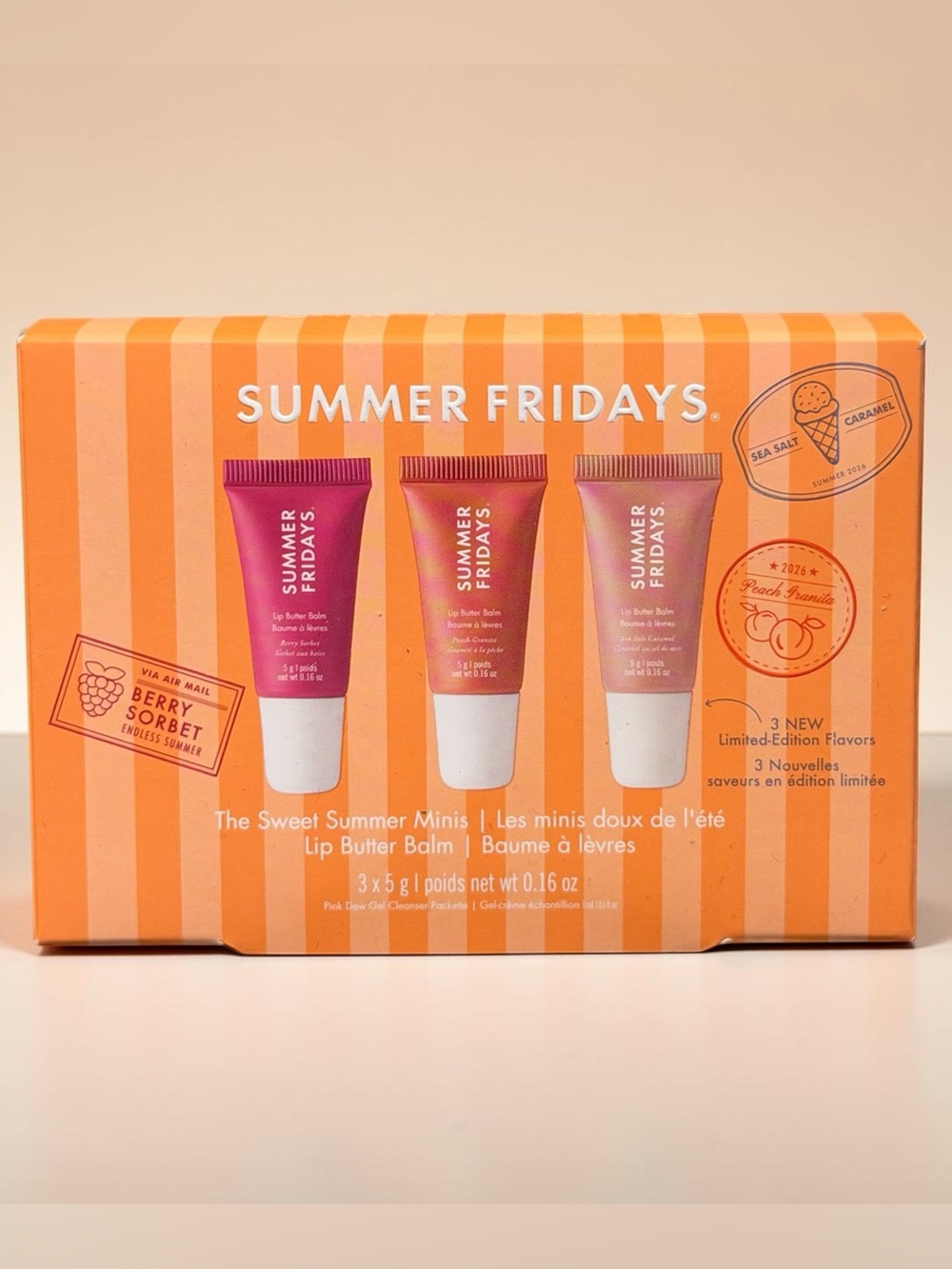 Summer Fridays Sweet Summer Minis Lip Butter Balm Set